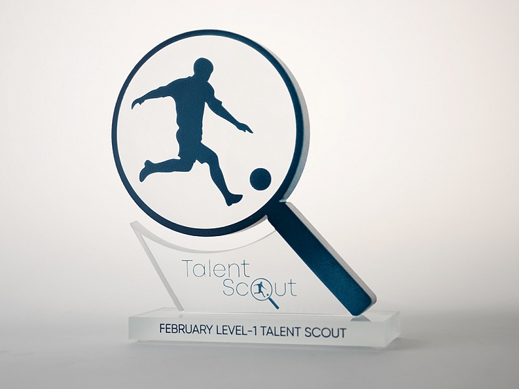 Спортивная статуэтка "Talent Scout" - производство сувениров