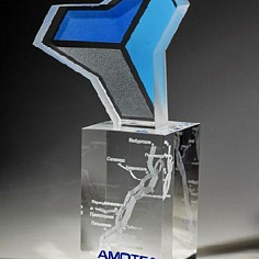 Сувенир из оптического стекла «АМОТЕА» - производство сувениров