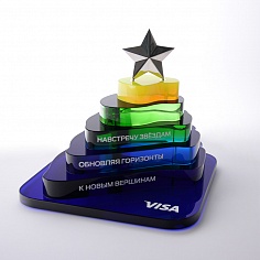 Бизнес подарок "Visa" - производство сувениров