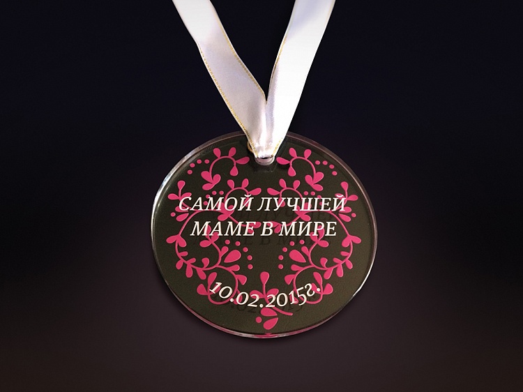 Медаль из стекла - производство сувениров