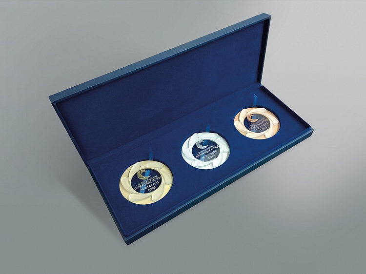 Комплект медалей "Пляжный Волейбол" - производство сувениров